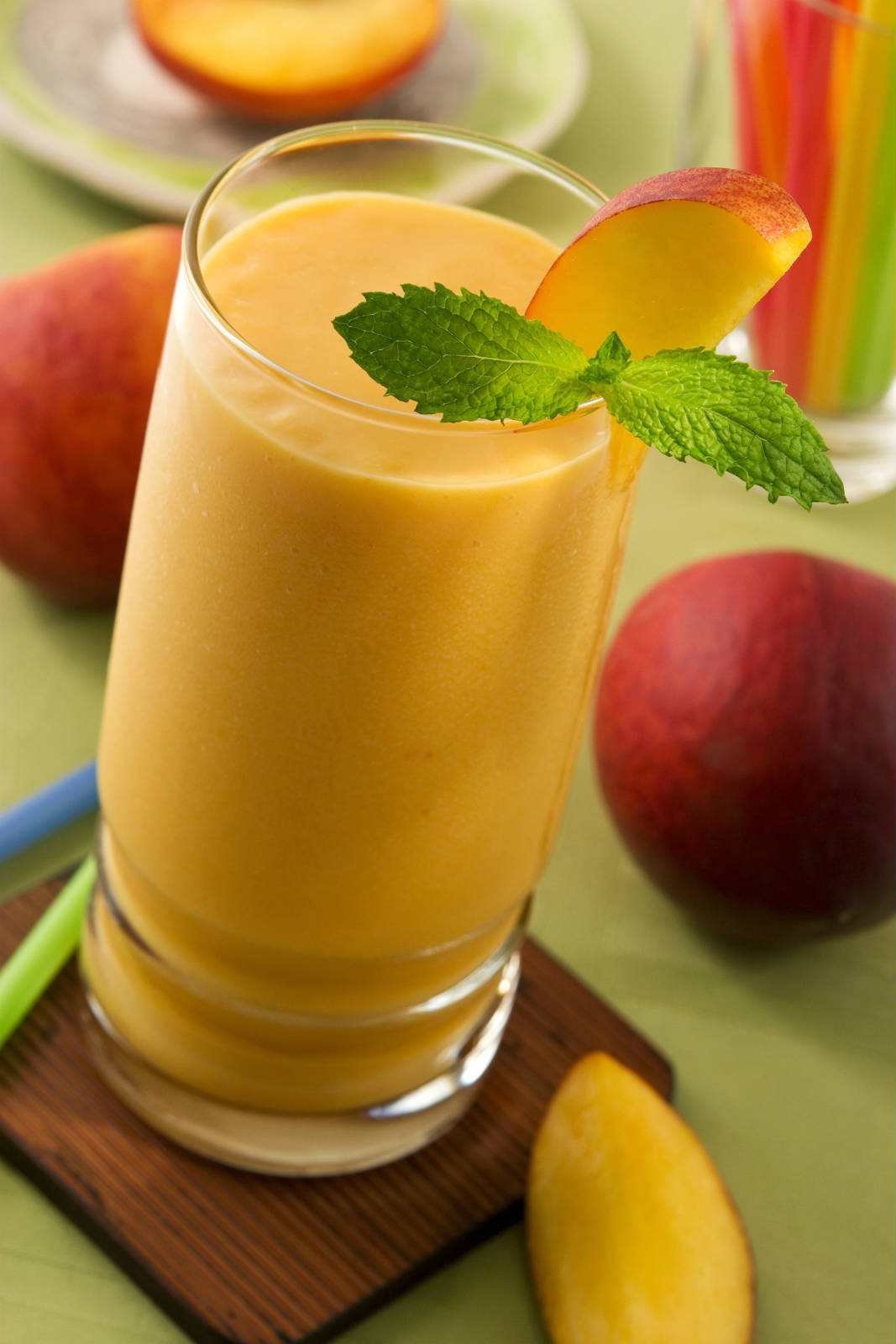 Vegan Desserts - Fresh Peach Shake