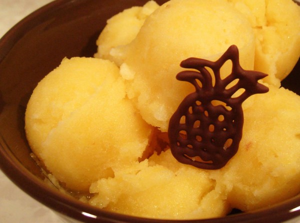 Pineapple Orange Sorbet