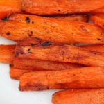 Diabetic Menu - boiled or fried carrots