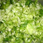 grated cabbage