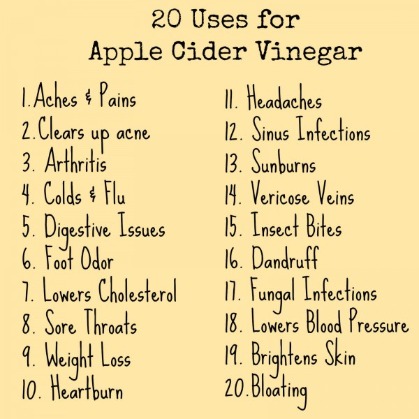 Apple Cider Vinegar Uses