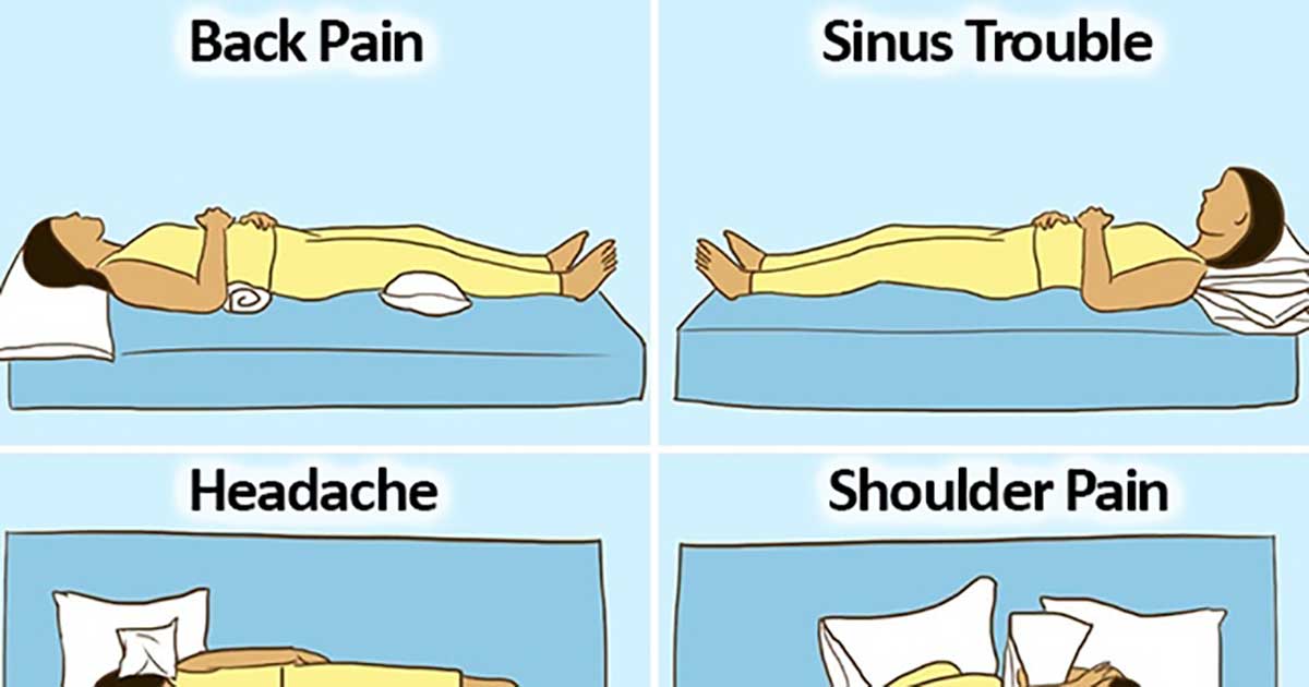 What Is the Right Position to Sleep for Each of These Health Problems?