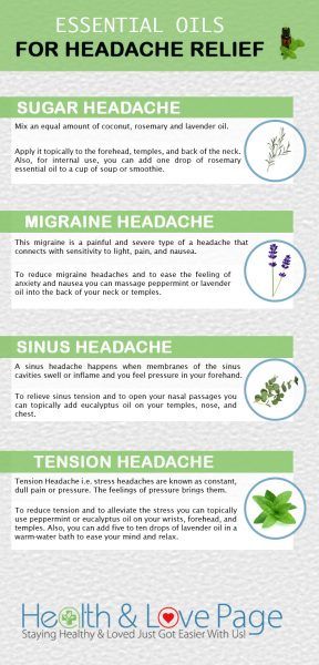 4 Essential Oils for Headache Relief and How to Use Them - Health And ...