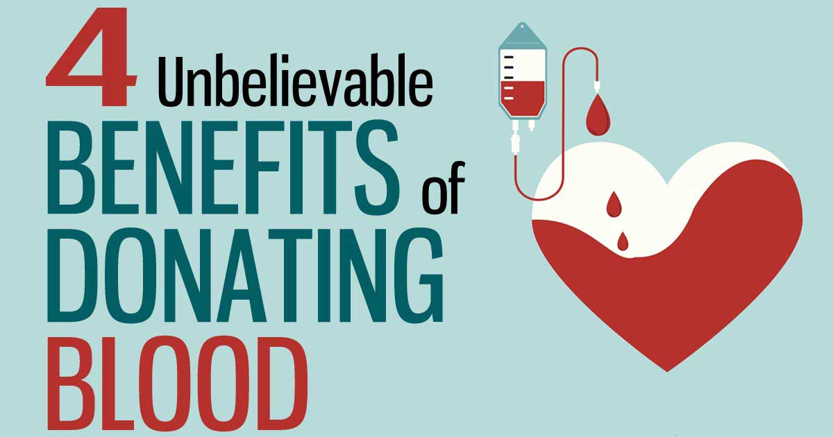 4 Little-Known Benefits of Blood Donation