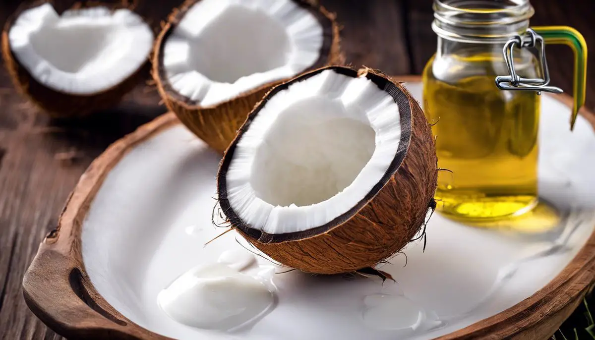 Image depicting coconut oil for eczema
